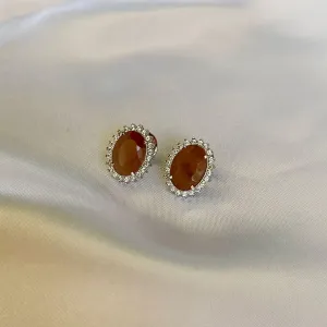 BRINCO CRISTAL COM ZIRCONIAS BRANCAS - BANHO RODIO BRANCO