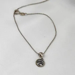 TORNOZELEIRA ONDA - PRATA 925