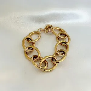 PULSEIRA ELOS - BANHO OURO 18K