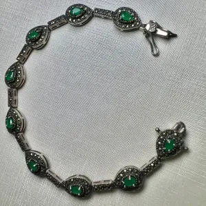 PULSEIRA MARCASSITA - BANHO RODIO NEGRO