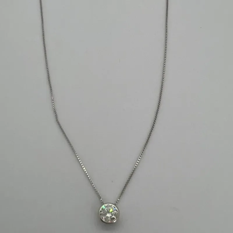 COLAR PRATA 925 PONTO DE LUZ