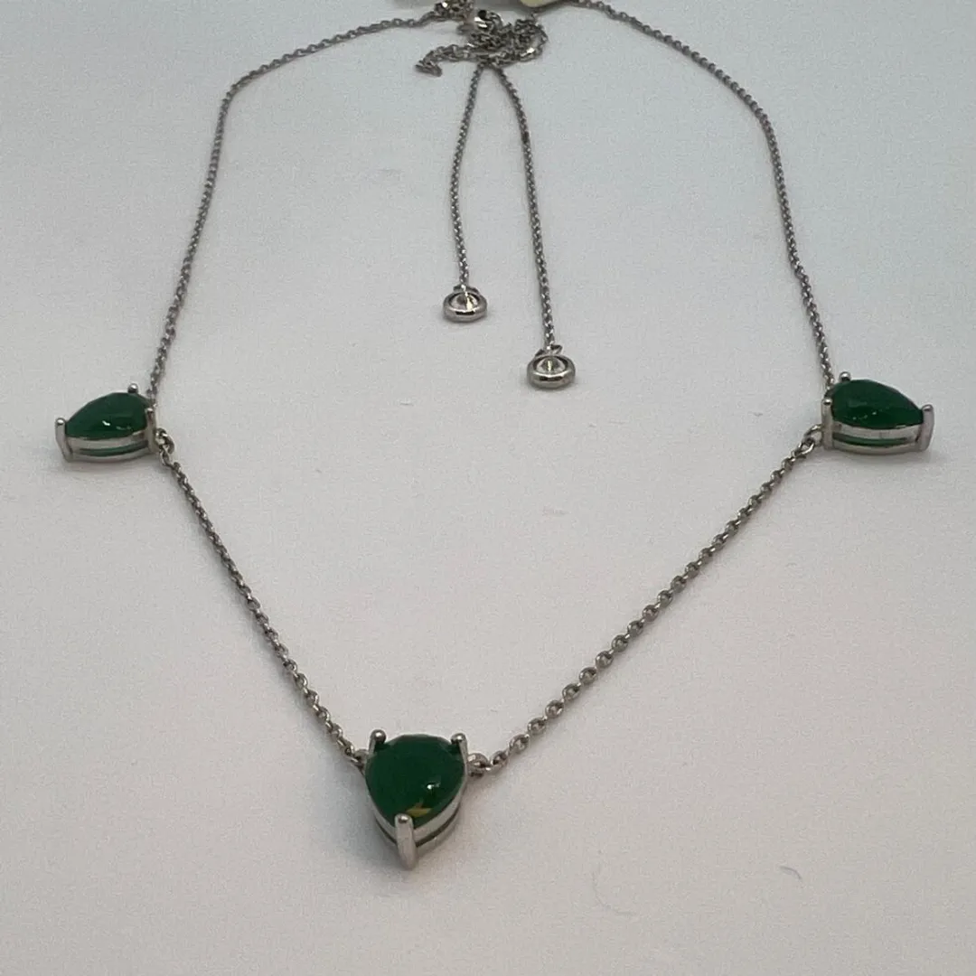 COLAR GOTA CRISTAL ESMERALDA