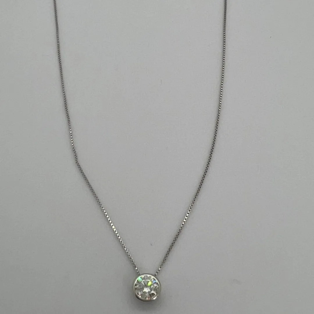 COLAR PRATA 925 PONTO DE LUZ
