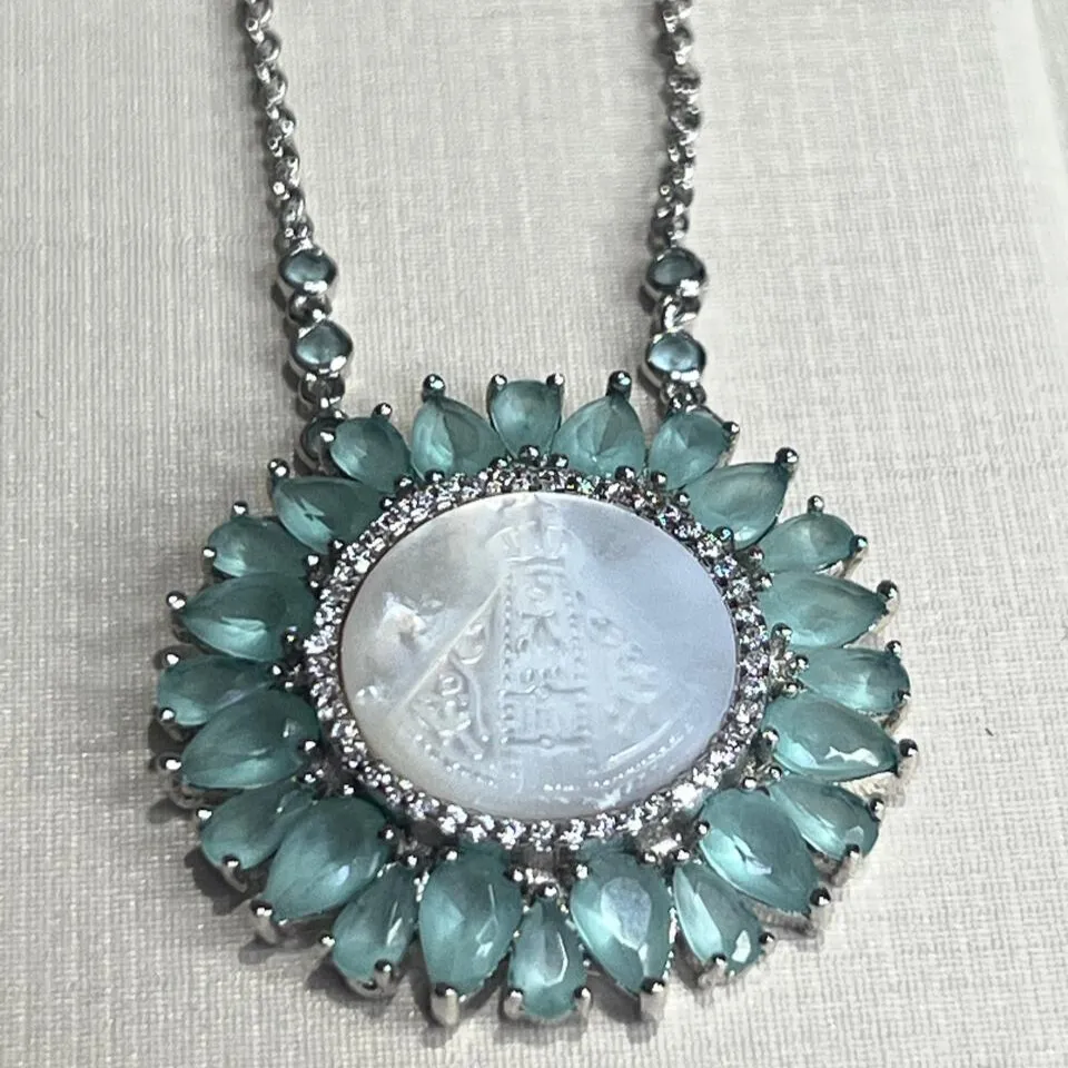 COLAR ZIRCONIA BRANCA