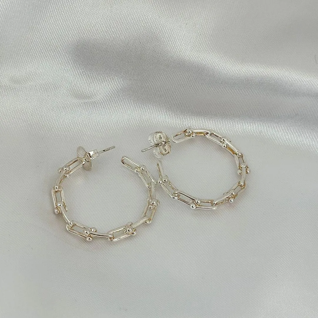 BRINCO ARGOLA - BANHO RODIO BRANCO