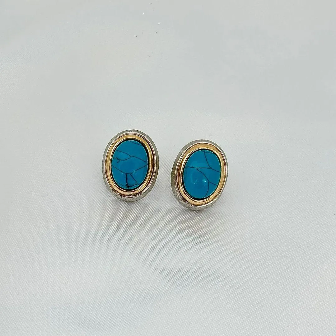 BRINCO PEDRA TURQUESA