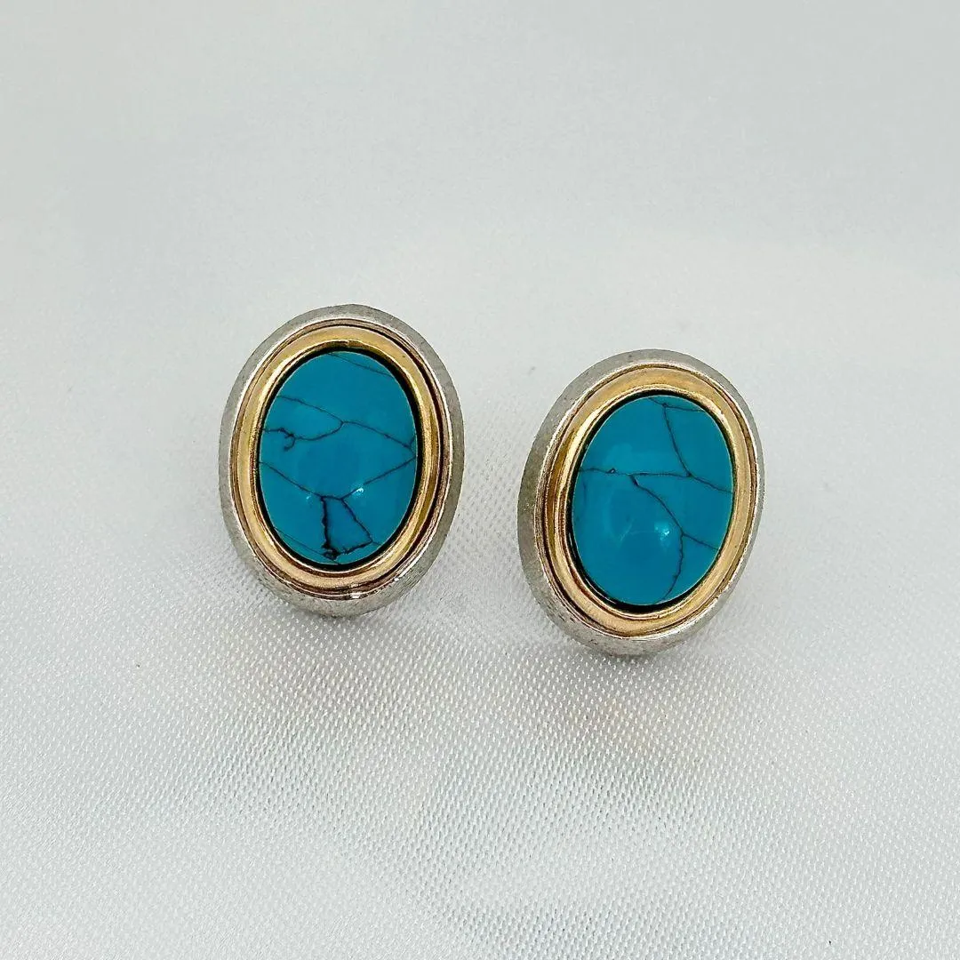 BRINCO PEDRA TURQUESA