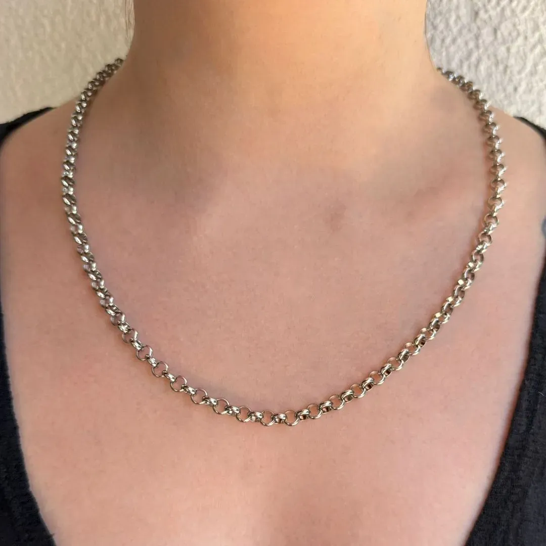 CORRENTE ELO PORTUGUES - PRATA 925